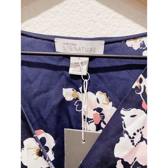 Nordstrom Signature Button From Silk Dress - Picture 11 of 12